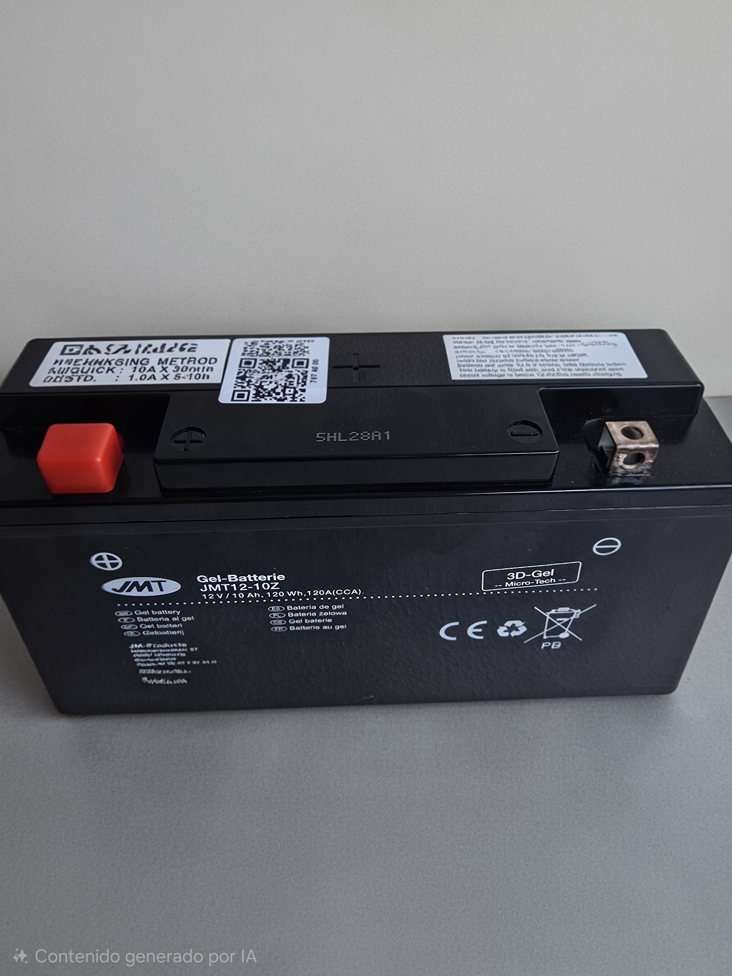 JMT12-10Z GEL para motos Zontes