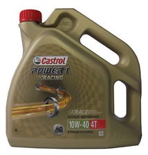 Aceite Castrol Power1 Racing 10w40 Motos 4T. 100% Sintetico - 4L Portes incluidos