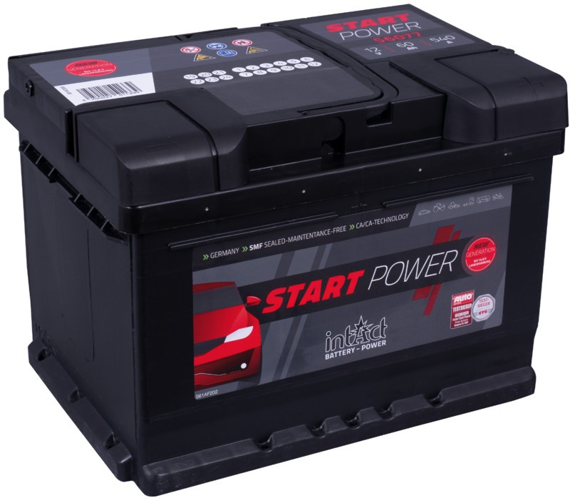 Intact Start power 60ah 540A | 3 años de garantia.