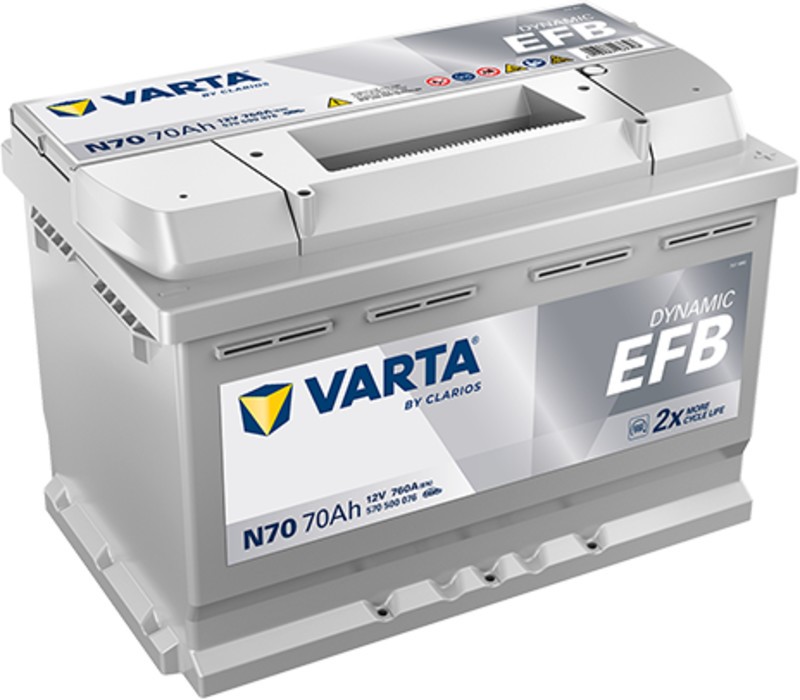 Varta Start-Stop EFB E45 - N70 | 70ah 760A
