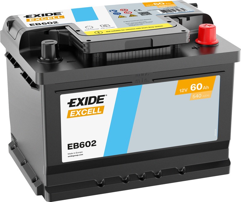 EXIDE EB602 | 60Ah 540A