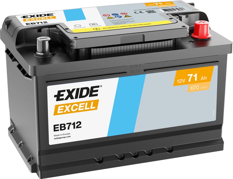 EXIDE EB712 | 71Ah 670A |   ¡¡OFERTA!!