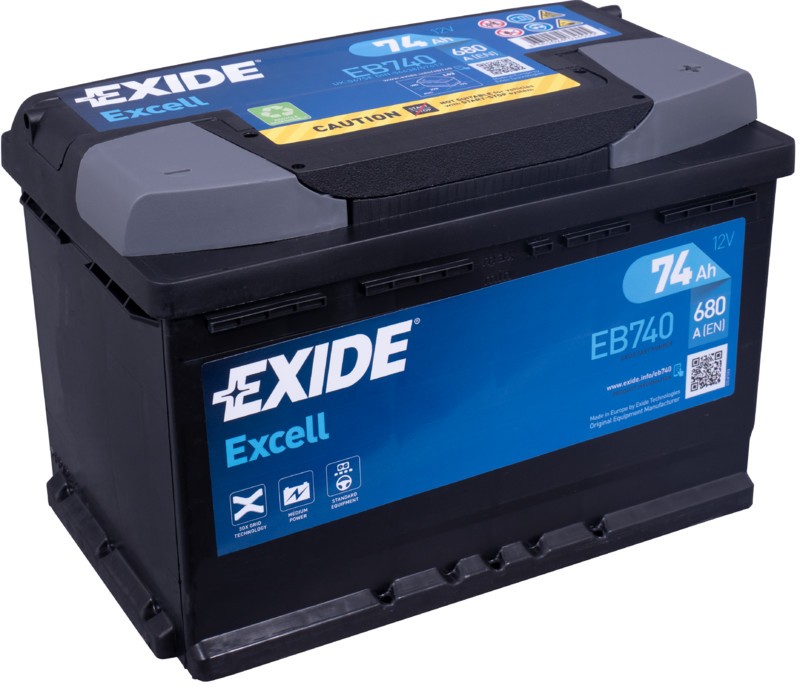 Exide EB740 | 74Ah 680A 12V ¡OFERTA!