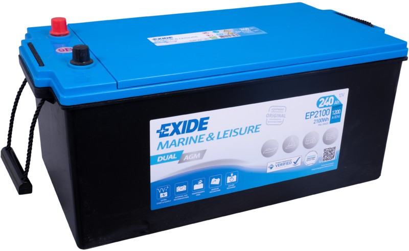 Exide EP1200 DUAL AGM 140Ah