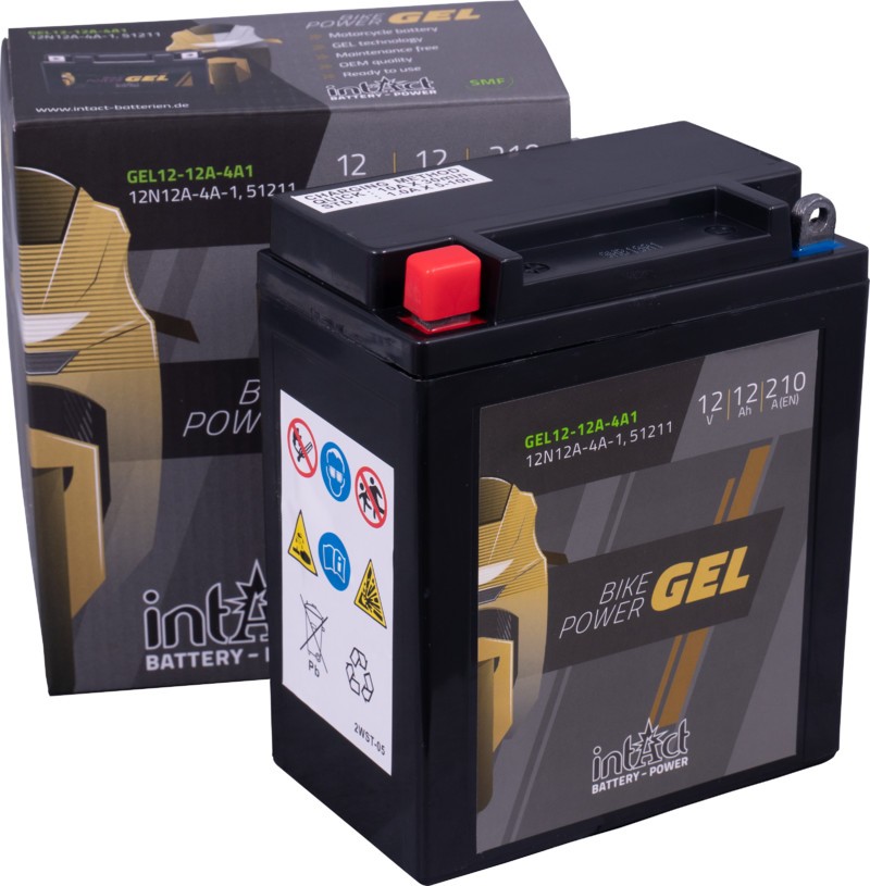 IntAct Gel YB12A-A = 12N12A-4A-1  12Ah | 210A
