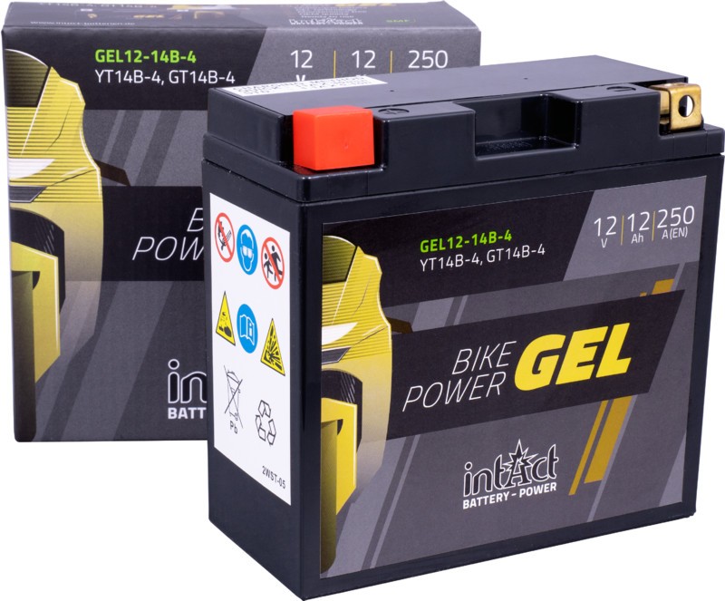 INTACT GEL YT14B-4 = GT14B-4 12Ah 250A 12V 