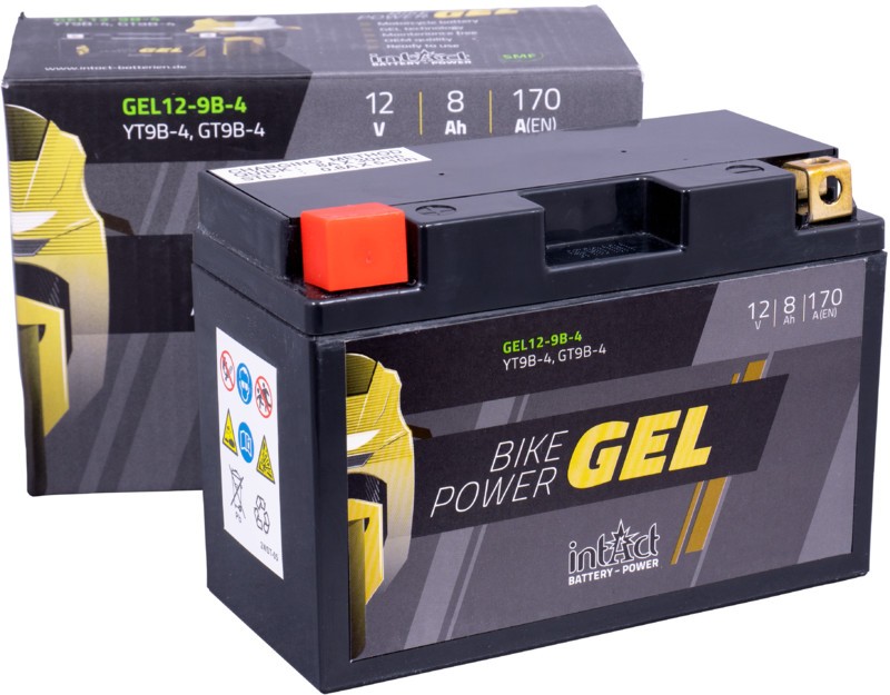 INTACT GEL YT9B-BS = GT9B-4 | 8Ah 170A 12V