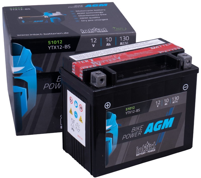 intact YTX12-BS AGM POWER