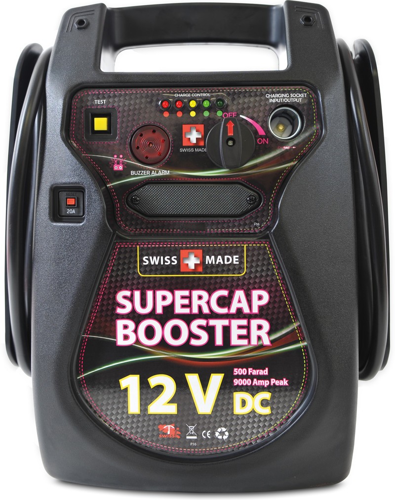 Booster C16 / 12V - 3000 / 1800A / 9000A Intensidad de arranque