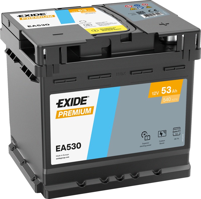 EXIDE EA530 | 53Ah 540A