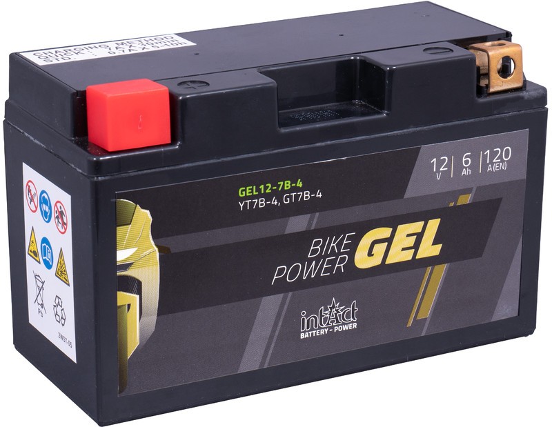 INTACT GEL  YT7B-4 = GT7B-4 | 6Ah 120A 12V
