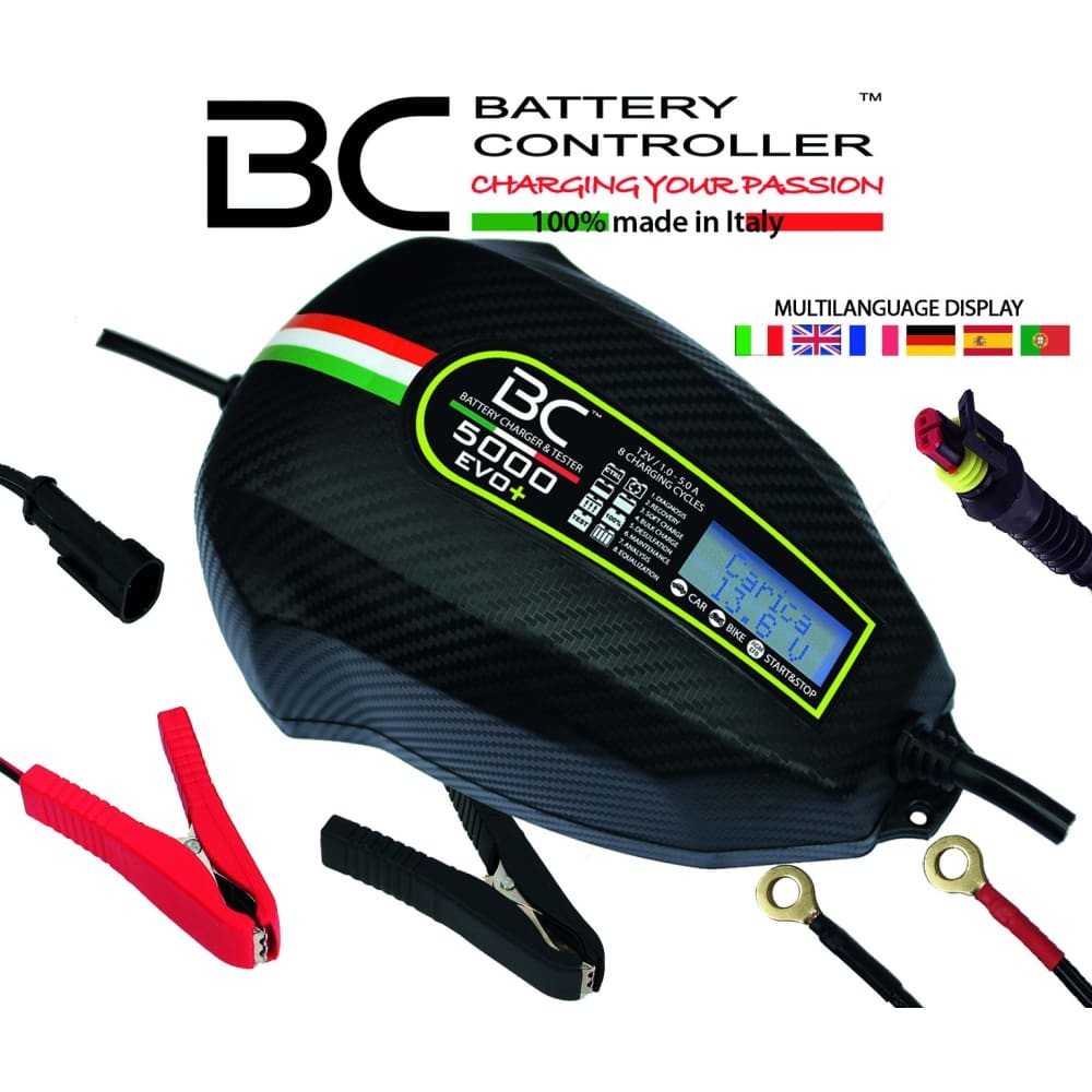 BC 5000 EVO PLUS | CARGADOR + TESTER DE  BATERIAS 