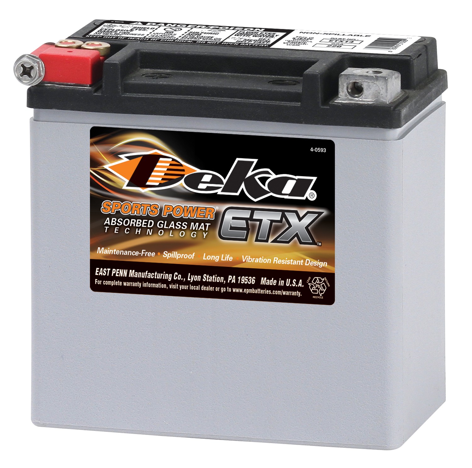 Deka AGM ytx14 bs