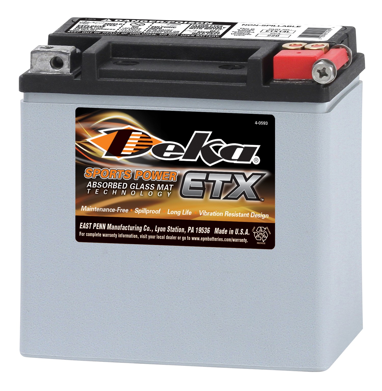 Deka AGM ytx14l bs
