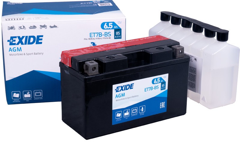 Exide YT7B-BS = GT7B-4