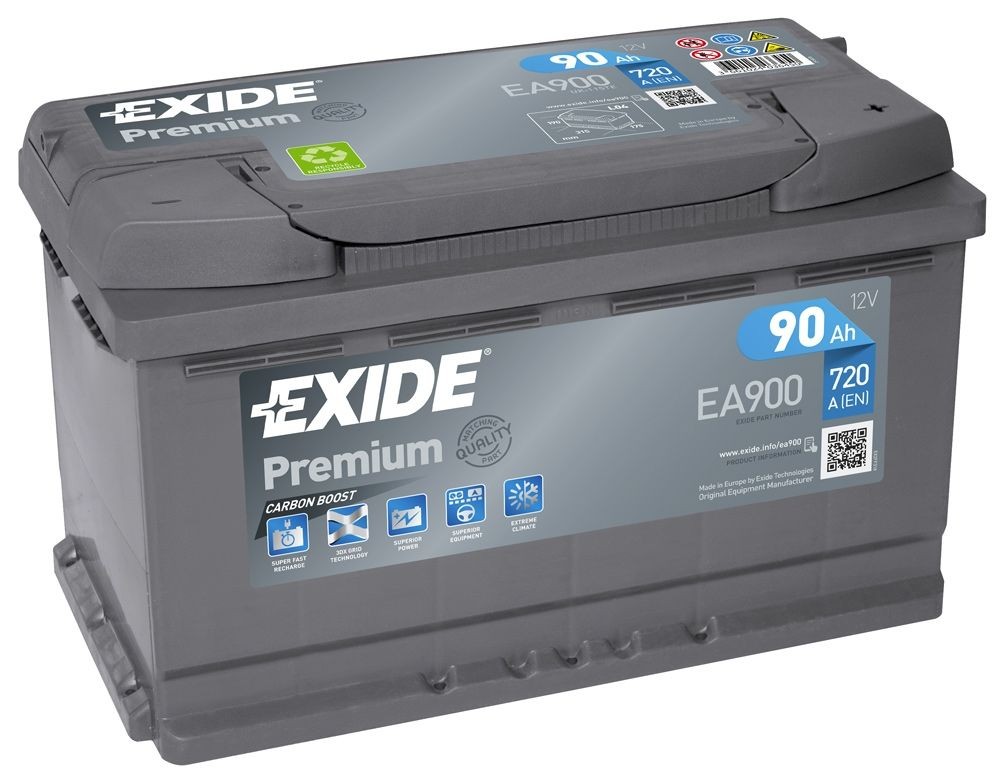 Exide EA900 | 90Ah 720A | Gama Alta. ¡¡ Oferta!!