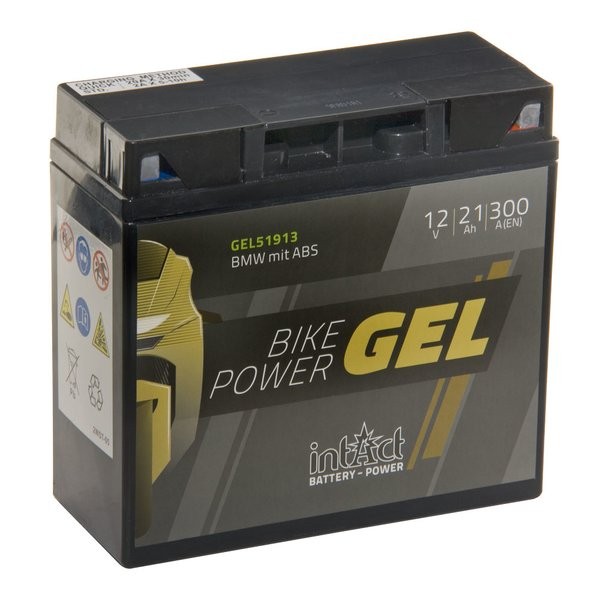 INTACT GEL 51913 21Ah 300A motos BMW ( Eq Exide gel 12-19) ¡¡OFERTA!!