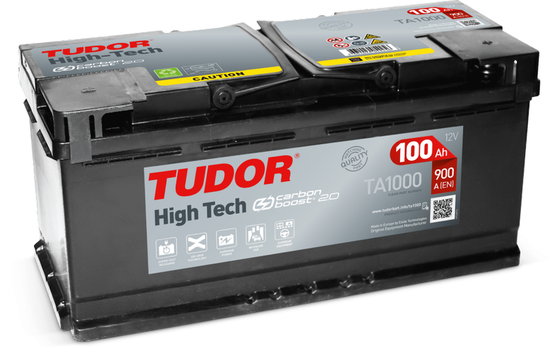 Tudor TA1000  High Tech | 100Ah 900A ¡OFERTA!