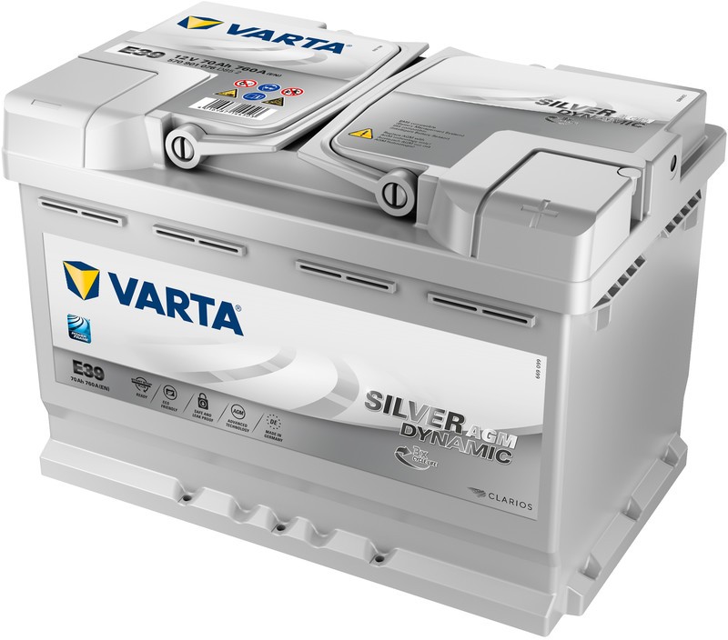 Varta  E39/A7 | AGM Start & Stop | 70ah 760A