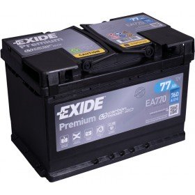 Exide EA770 | 12V 77Ah 760A Gama alta  ¡¡Oferta!!